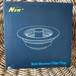 Sink Bounce Filter Plug